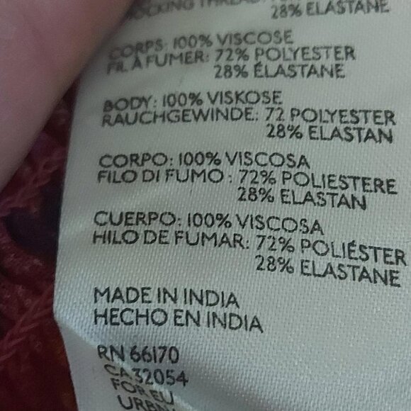 Fairycore Crop Top Smocked Puff Sleeve Vibrant Floral XL - Picture 8 of 11